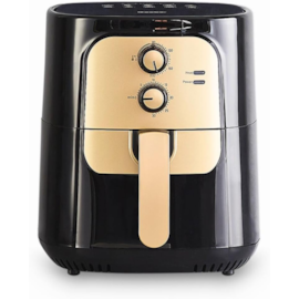 Air Fryer Fritadeira Elétrica 5,5l 1400w Preto/Dourado GAABOR