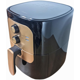 Air Fryer Fritadeira Elétrica 5,5l 1400w Preto/Dourado GAABOR