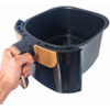 Air Fryer Fritadeira Elétrica 5,5l 1400w Preto/Dourado GAABOR