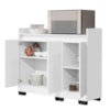 Aparador Buffet 3 Portas Real Branco Luxo Móveis Primus