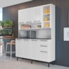 Armário de Cozinha Em Aço 8 Portas 2 Gavetas Modelo Florença 