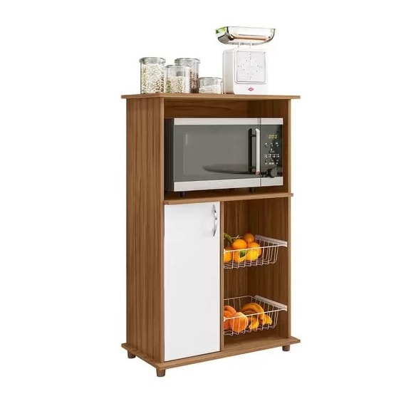 Balcão de Cozinha 1 Porta com Fruiteira NT3075