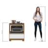 Balcão Para Cooktop NT3110 Freijó Trend/Branco Notável