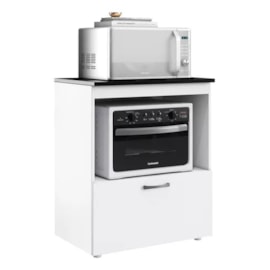 Balcão para Forno 1 Porta Slim Branco