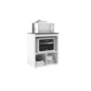 Balcão para Forno 1 Porta Slim Branco