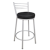 Banqueta 60cm Roma Metalnew Preta