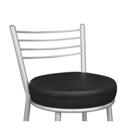 Banqueta 60cm Roma Metalnew Preta