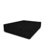 Base Box com Baú Frontal 138 x 39 Linho Preto