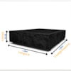 Base Box com Baú Frontal 138 x 39 Linho Preto