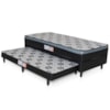 Base Box Hellen Aspen Ortopedico D28 88x41 Preto/Cinza