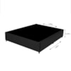 Base Cama Box Casal 138 X 27Cm Sommie Gazin