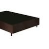 Base Cama Box Gazin 138 x 27 Suede Liso Marrom