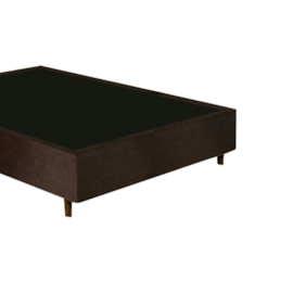 Base Cama Box Gazin 138 x 27 Suede Liso Marrom