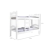 Beliche Solteiro Absolut Branco J&A Móveis