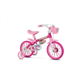 BICICLETA ARO 12 naTHOR FLOWER ROSA