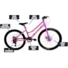 Bicicleta Aro 24 Londres 227/19 Rosa neon Colli