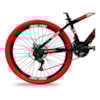 Bicicleta Aro 26 Grau 250/81 Preto fosco/Vermelho Colli