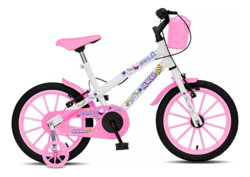 Bicicleta aro 16 Aurora Branco Colli