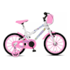 Bicicleta Colli Aro 16 Aurora Branco/Rosa