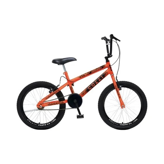 Bicicleta Colli Aro 20 Max Boy 206/12 Laranja Neon