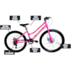 Bicicleta Colli Aro 24 Londres 227/19 Rosa Neon