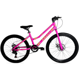Bicicleta Colli Aro 24 Londres 227/19 Rosa Neon