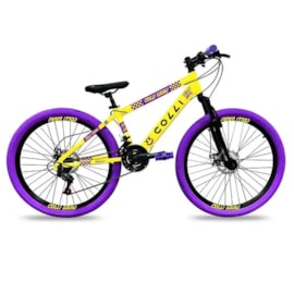 Bicicleta Colli Aro 26 Grau 250/02 Amarelo Fosco