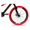 Bicicleta Colli Aro 26 Grau 250/81 Preto Fosco/Vermelho