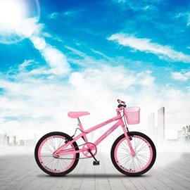 Bicicleta Infantil Aro 20 Com Cestinha July Colli