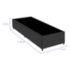 BOX GAZIN SOMMIE 79 X 27 BLACK CM BORDADO