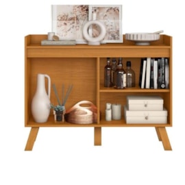 Buffet Aparador 4 Portas Cinamomo/Branco Armoveis