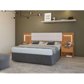 Cabeceira Calitan 1.60 Tec Corano BG Amêndoa Clean Lopas