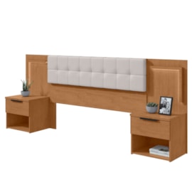 Cabeceira Calitan 1.60 Tec Corano BG Amêndoa Clean Lopas