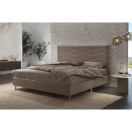 Cabeceira Madri 138cm Dourado Escuro Le estofados Cabeceira Madri 138cm Dourado Escuro Le estofados