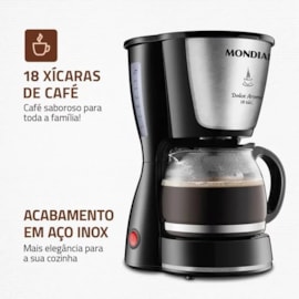 Cafeteira Dolce Aroma 220v 550W C-30-18X Mondial