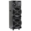 Caixa de Som Amplificada 1400W RMS LED Bivolt Preto 1402  Amvox