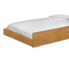 Cama Auxiliar Solteiro Eleganza Nature J&A Móveis