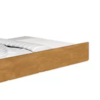 Cama Auxiliar Solteiro Eleganza Nature J&A Móveis