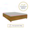Cama Casal Mônaco Cinamomo