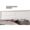 Cama Casal Perola Full Cinamomo/Off White Conquista Móveis