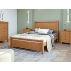 Cama Casal Reali 1,40 Amêndoa Clean Lopas
