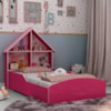 Cama Infantil Casinha Montessoriana Rosa