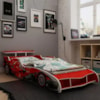 Cama Solteiro Infantil F1 090 Vermelho