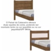 Cama Solteiro Prisma Jequitibá e Off White