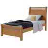 Cama Solteiro Reali Amêndoa Clean Lopas