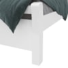 Cama Solteiro Reali Branco Lopas