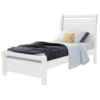 Cama Solteiro Reali Branco Lopas
