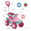 Carrinho de Passeio Infantil Smart Quad Rosa Bandeirantes