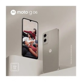 Celular Moto G06 XT 256GB Bege Motorola