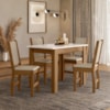 Cojunto Mesa Bellagio 4 Cadadeiras Clara Freijo/Off White Poliman